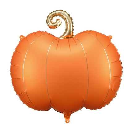 Pompoen Helium Ballon Oranje Leeg 62cm van Partydeco koop je bij Partywinkel