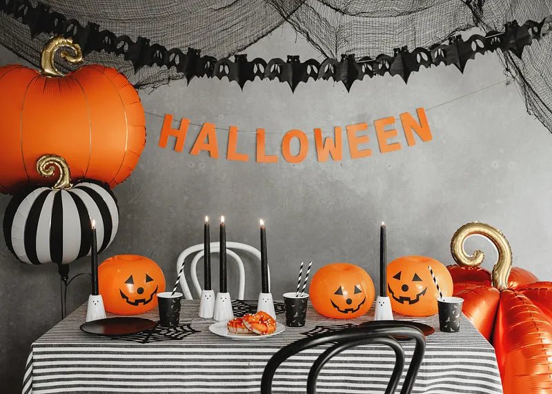 Pompoen Helium Ballon Oranje Leeg 62cm van Partydeco koop je bij Partywinkel