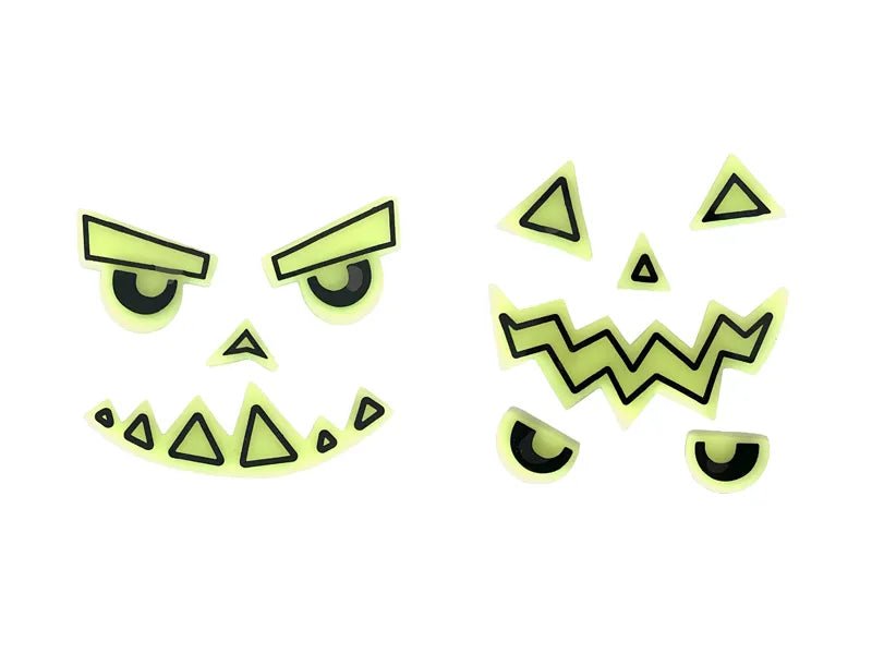 Pompoen Stickers Gel Glow In The Dark 2 delig van Partydeco koop je bij Partywinkel