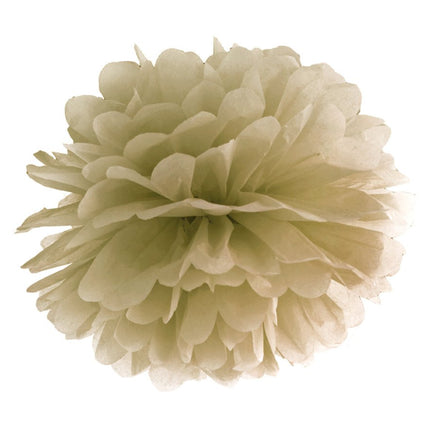 Pompon Goud 25cm van Partydeco koop je bij Partywinkel