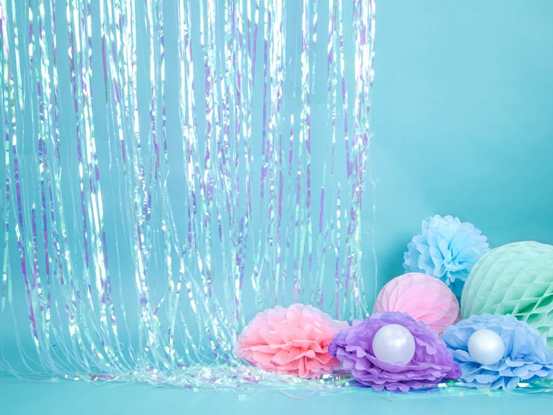 Pompon Lichtblauw 25cm van Partydeco koop je bij Partywinkel