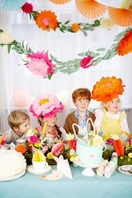 Pompons Bloemen 3st van Partydeco koop je bij Partywinkel