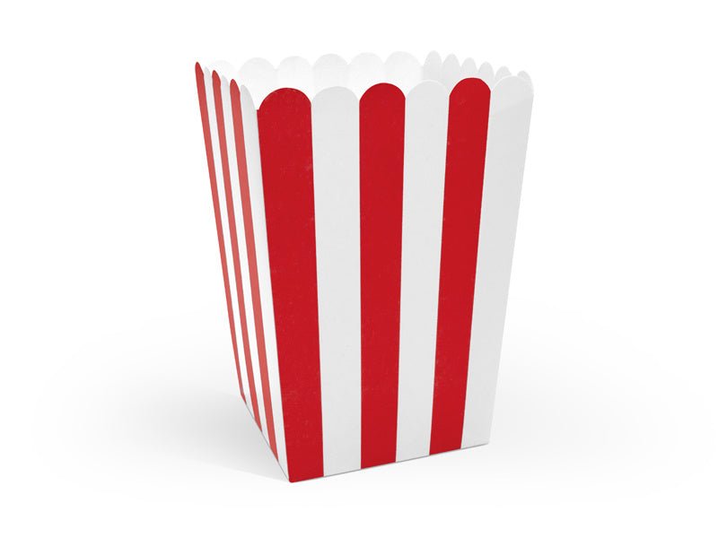 Popcorn Bakjes 12,5cm 6st van Partydeco koop je bij Partywinkel