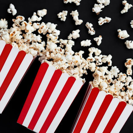 Popcorn Bakjes 12,5cm 6st van Partydeco koop je bij Partywinkel