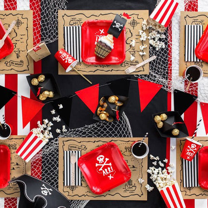Popcorn Bakjes 12,5cm 6st van Partydeco koop je bij Partywinkel