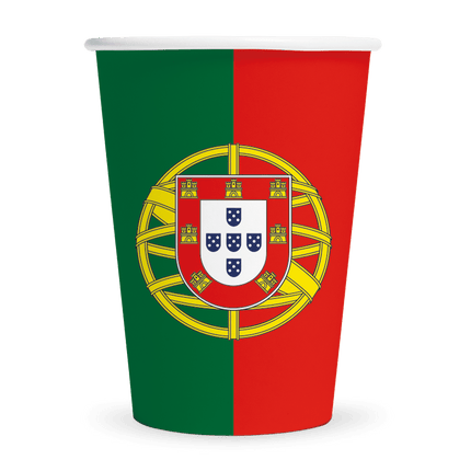 Portugal Beker 210ml 8st van WeFiesta koop je bij Partywinkel