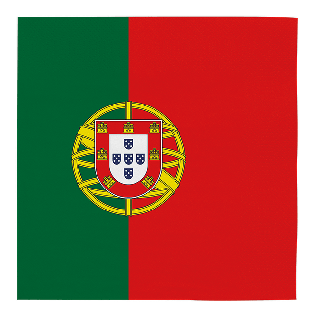 Portugal Servetten 33cm 20st van WeFiesta koop je bij Partywinkel