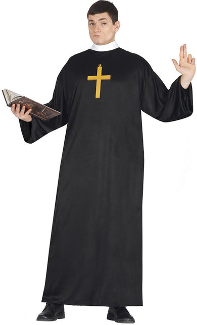 Priester Kostuum Zwart Heren Priester van Fiestas Guirca koop je bij Partywinkel