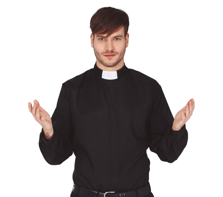 Priester Shirt L van Fiestas Guirca koop je bij Partywinkel