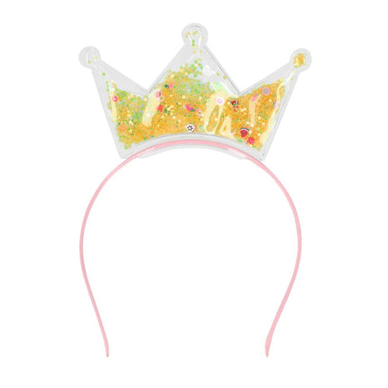 Prinses Haarband Glitter Kroon van Boland koop je bij Partywinkel