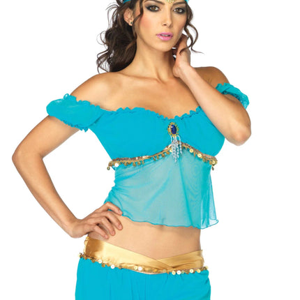Prinses Jasmine Kostuum Blauw Dames Leg Avenue van Leg Avenue koop je bij Partywinkel