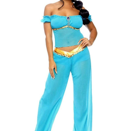 Prinses Jasmine Kostuum Blauw Dames Leg Avenue van Leg Avenue koop je bij Partywinkel