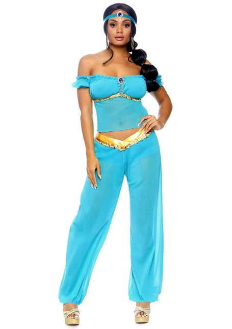 Prinses Jasmine Kostuum Blauw Dames Leg Avenue van Leg Avenue koop je bij Partywinkel