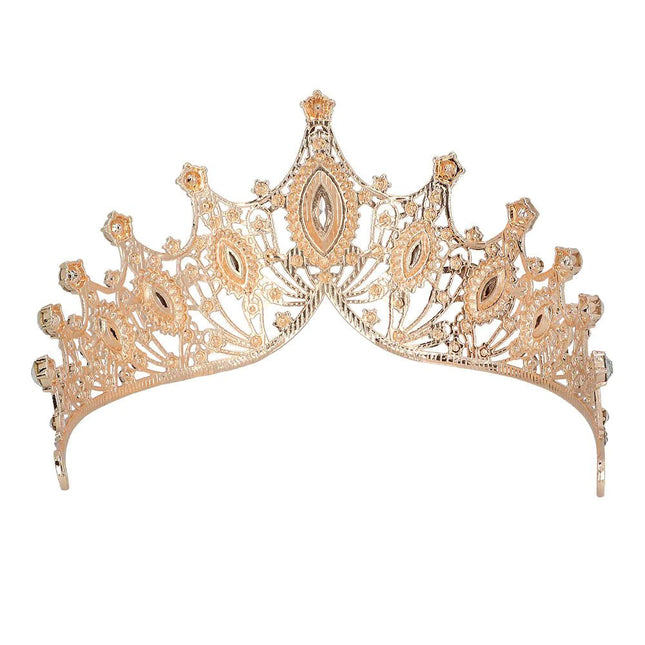 Prinses Kroon Rose Goud Metaal van Boland koop je bij Partywinkel