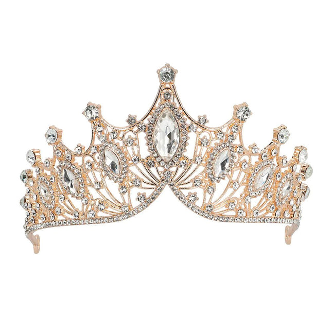 Prinses Kroon Rose Goud Metaal van Boland koop je bij Partywinkel
