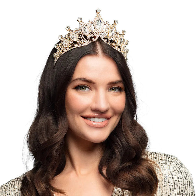 Prinses Kroon Rose Goud Metaal van Boland koop je bij Partywinkel
