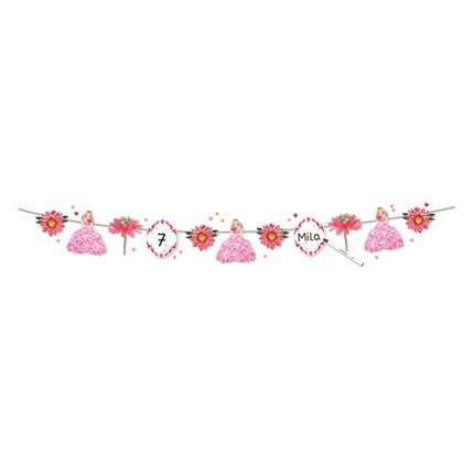 Prinses Slinger Groen Roze 3,6m van Haza Witbaard koop je bij Partywinkel