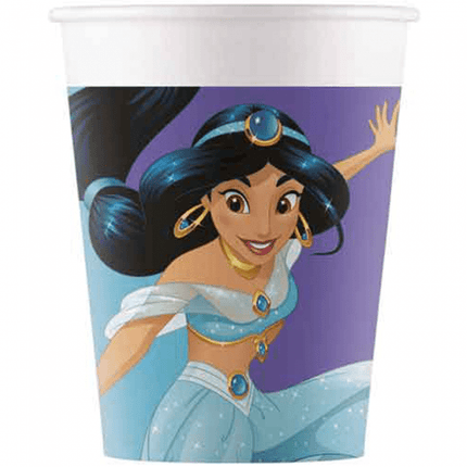 Prinses Yasmin Bekers 200ml 8st van Procos koop je bij Partywinkel