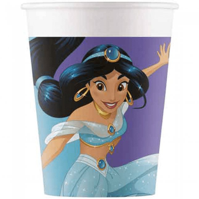Prinses Yasmin Bekers 200ml 8st van Procos koop je bij Partywinkel