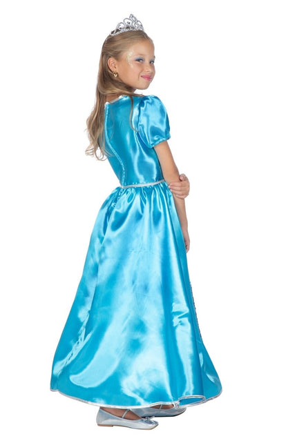 Prinsessen Jurk Blauw Meisje van Wilbers & Wilbers koop je bij Partywinkel