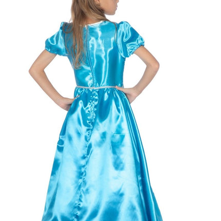 Prinsessen Jurk Blauw Meisje van Wilbers & Wilbers koop je bij Partywinkel