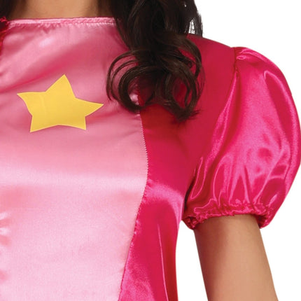 Prinsessen Jurk Dames Prinses Peach van Fiestas Guirca koop je bij Partywinkel