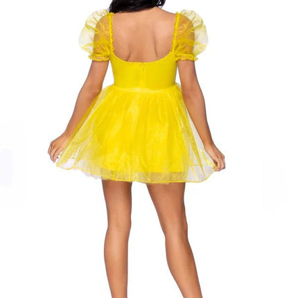 Prinsessen Jurk Geel Dames Leg Avenue van Leg Avenue koop je bij Partywinkel