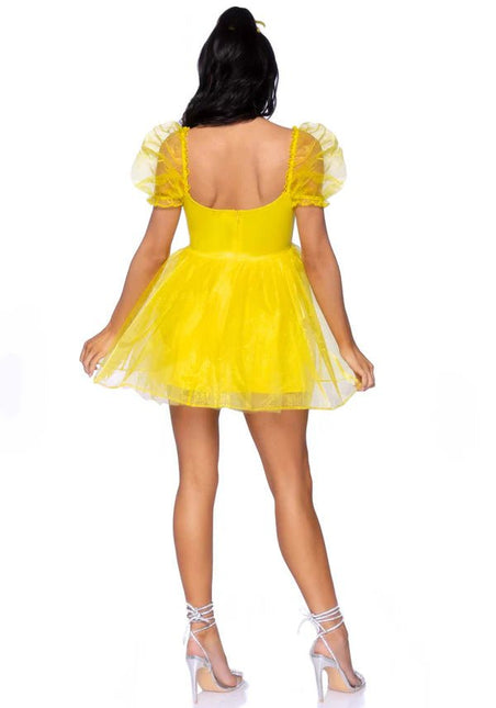 Prinsessen Jurk Geel Dames Leg Avenue van Leg Avenue koop je bij Partywinkel