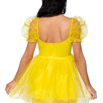 Prinsessen Jurk Geel Dames Leg Avenue van Leg Avenue koop je bij Partywinkel