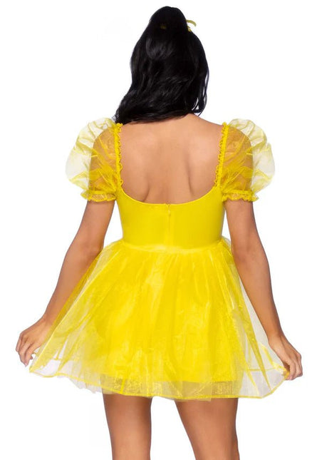 Prinsessen Jurk Geel Dames Leg Avenue van Leg Avenue koop je bij Partywinkel