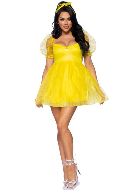Prinsessen Jurk Geel Dames Leg Avenue van Leg Avenue koop je bij Partywinkel