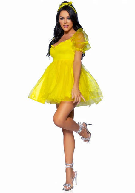 Prinsessen Jurk Geel Dames Leg Avenue van Leg Avenue koop je bij Partywinkel