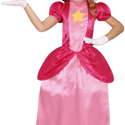 Prinsessen Jurk Meisje Prinses Peach van Fiestas Guirca koop je bij Partywinkel