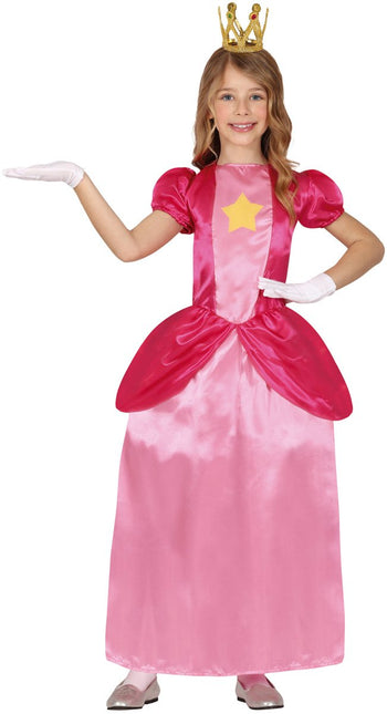 Prinsessen Jurk Meisje Prinses Peach van Fiestas Guirca koop je bij Partywinkel