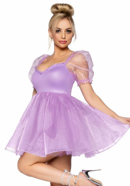 Prinsessen Jurk Paars Dames Leg Avenue van Leg Avenue koop je bij Partywinkel