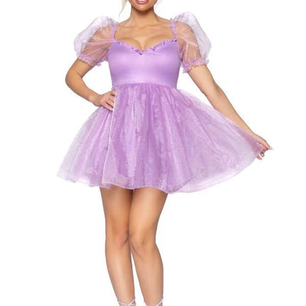 Prinsessen Jurk Paars Dames Leg Avenue van Leg Avenue koop je bij Partywinkel