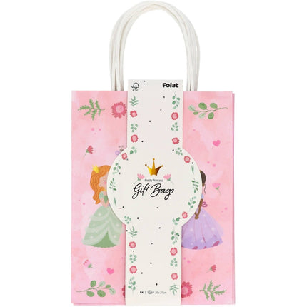 Prinsessen Uitdeeltasjes 27cm 6st van Folat koop je bij Partywinkel