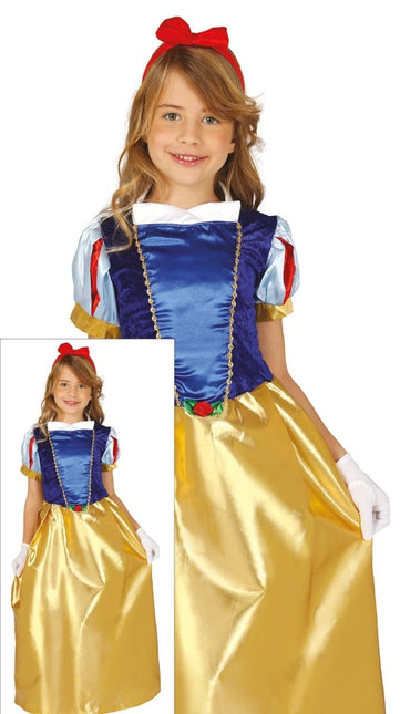 Prinsessenjurk Blauw Geel van Fiestas Guirca koop je bij Partywinkel
