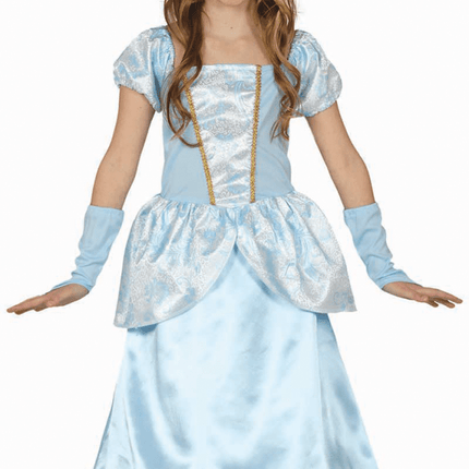 Prinsessenjurk Kind Blauw van Fiestas Guirca koop je bij Partywinkel