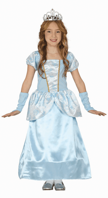 Prinsessenjurk Kind Blauw van Fiestas Guirca koop je bij Partywinkel