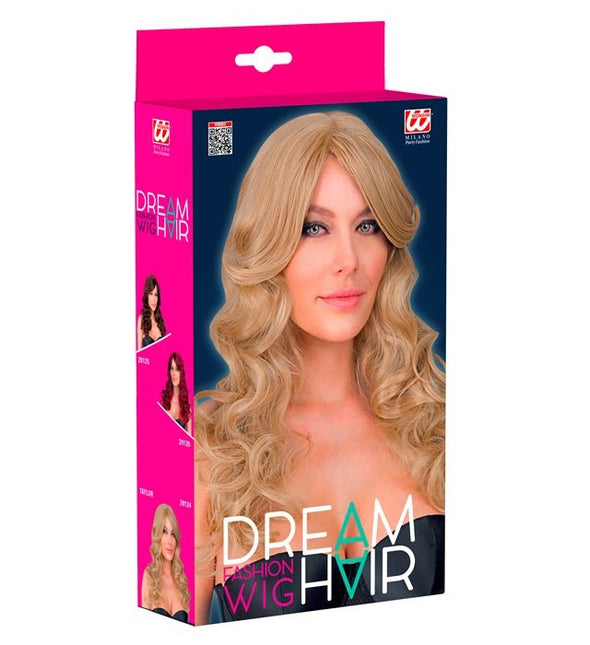 Pruik Droomhaar Taylor Blond van Widmann koop je bij Partywinkel