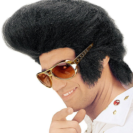 Pruik Elvis Zwart van Widmann koop je bij Partywinkel