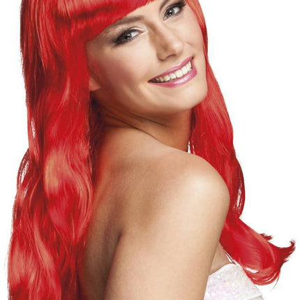 Pruik Lang Haar Rood van Boland koop je bij Partywinkel