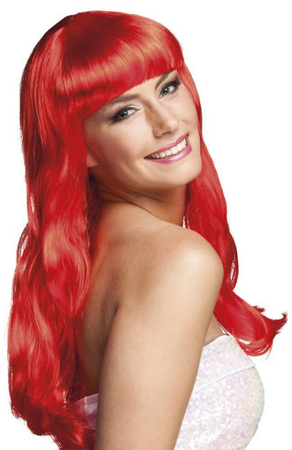 Pruik Lang Haar Rood van Boland koop je bij Partywinkel