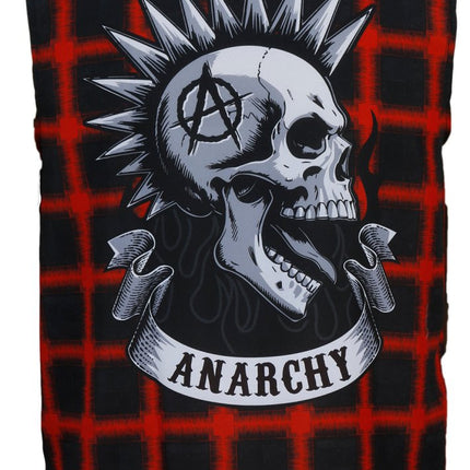 Punk Vest Rood Zwart van Fiestas Guirca koop je bij Partywinkel