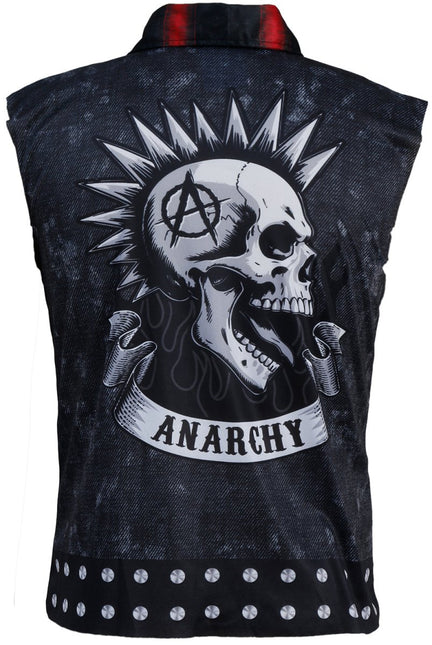 Punk Vest Zwart van Fiestas Guirca koop je bij Partywinkel