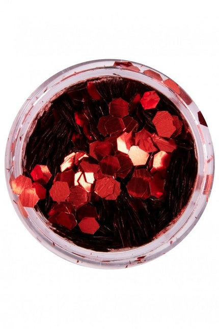 PXP Chunky Glitter Laser Red 2,5gr van PXP Professional Colours koop je bij Partywinkel