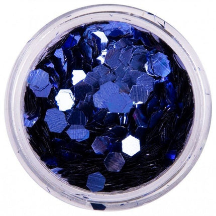 PXP Chunky Glitter Sapphire Blue 2,5gr van PXP Professional Colours koop je bij Partywinkel