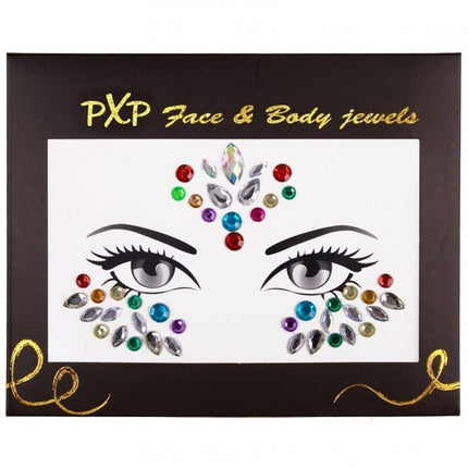 PXP Gezicht Sticker Face Jewels Bold & Beautiful van PXP Professional Colours koop je bij Partywinkel