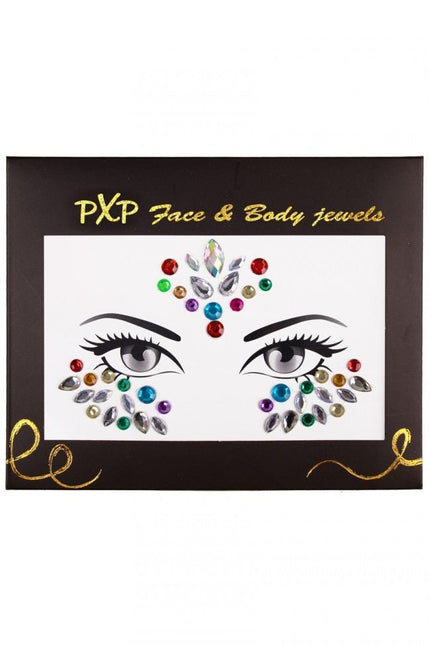 PXP Gezicht Sticker Face Jewels Bold & Beautiful van PXP Professional Colours koop je bij Partywinkel